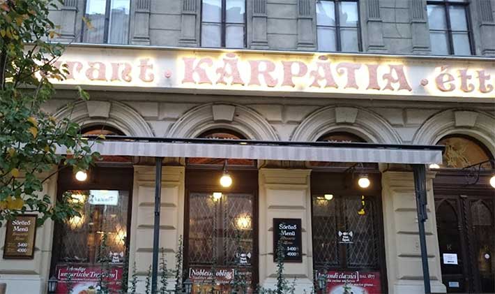 Kárpátia Restoran Budapeşte